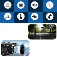Dashcam Avant Et Arrière — Enregistrements Clairs Et Précis