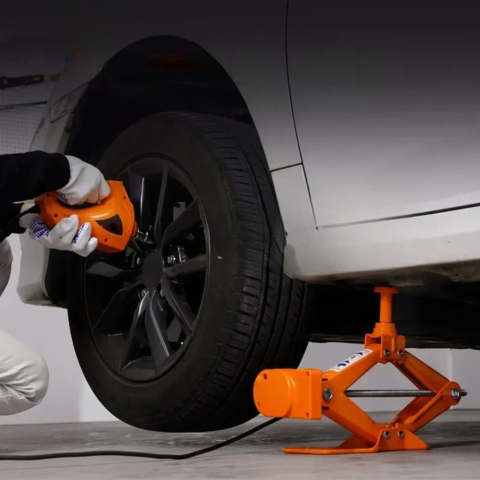 Cric Voiture Électrique Multifonction – Efficacité, Sécurité Et Simplicité