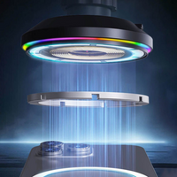 Biltelefonstöd – Trådlös laddning och LED-belysning 