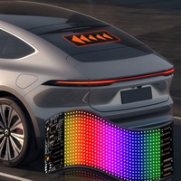 LED panel na čelnom skle — Animovaný displej a diaľkové ovládanie 