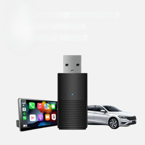 Adaptateur CarPlay Sans Fil — Compatible iOS & Android Auto