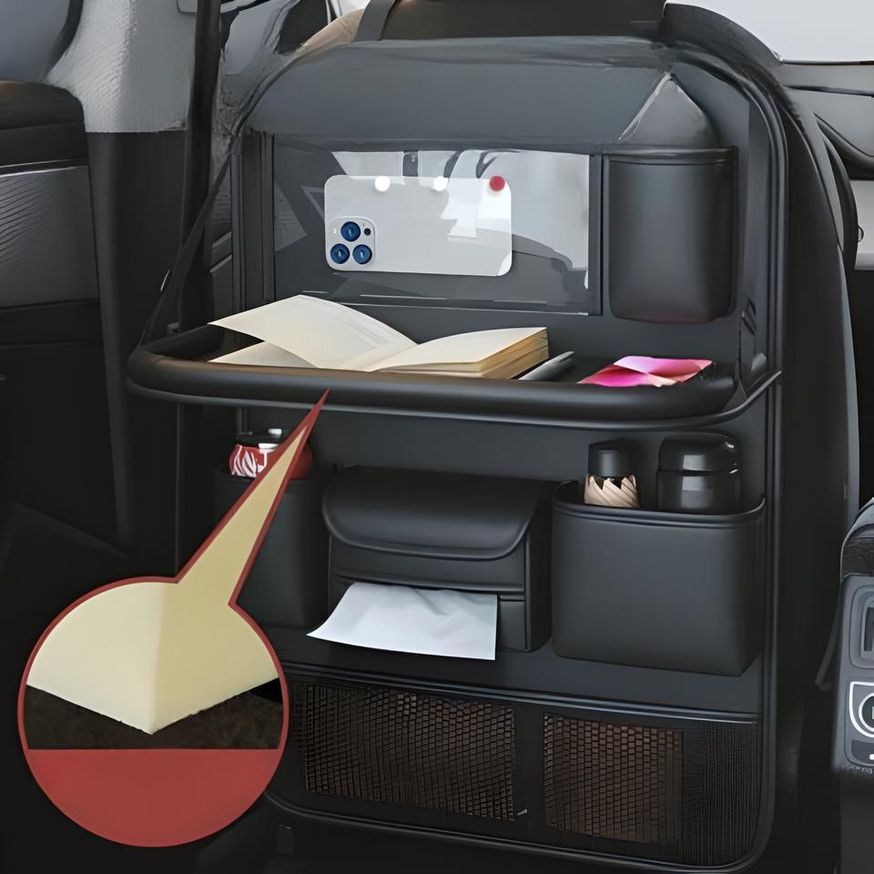 Organizzatore per seggiolino auto con tablet integrato – Praticità e comfort garantiti 
