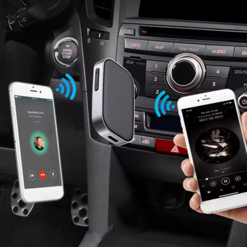 מקלט Bluetooth לרכב – לשיחות, מוסיקה ו-GPS 