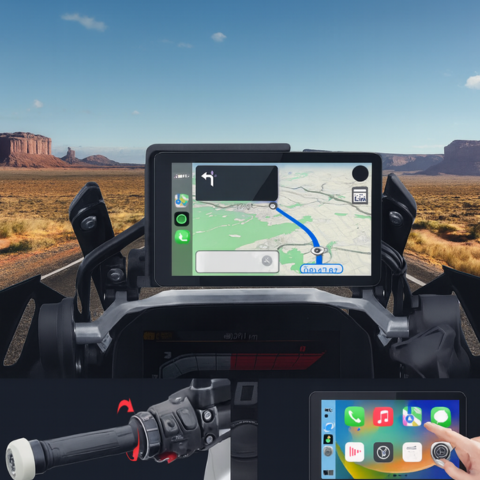 Motorcykel Navigationssystem — Nem og Multifunktionel Kontrol 