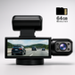 Dashcam Διπλή Full HD Αυτοκινήτου - Νυχτερινή Όραση + Εσωτερική Κάμερα 
