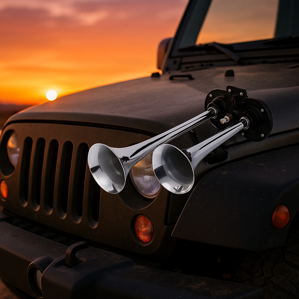 Univerzálny klaksón — Ideálny pre auto, motocykel a kamión 