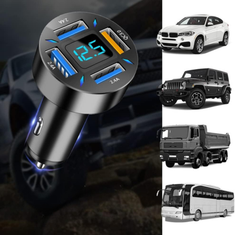 Cargador de Mechero Universal y Multi-USB 