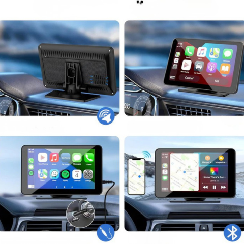 Autoradio Portable 7 Pouces Avec Carplay Sans Fil — Installation Simple & Interface Moderne