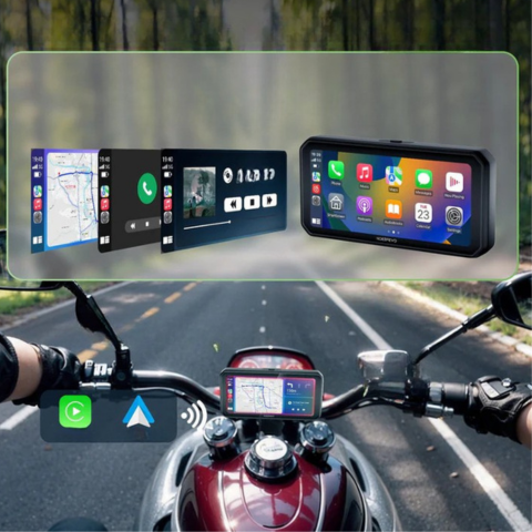 6,3" Moto CarPlay kijelző - Modern kezelőfelület és biztonságos vezetés