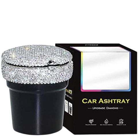 Brilantný mini popolník do auta - elegantný dizajn a dymotesný uzáver