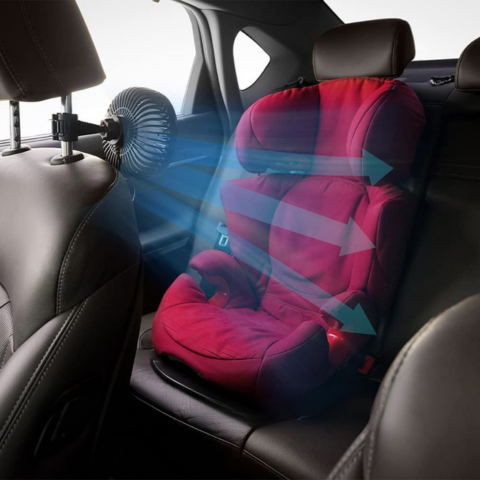 Mini ventilátor do auta — Efektívne chladenie počas jazdy 