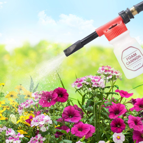 Viacúčelová súprava penového postrekovača - auto, záhrada a terasa
