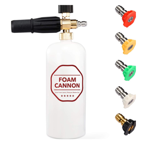 Viacúčelová súprava penového postrekovača - auto, záhrada a terasa