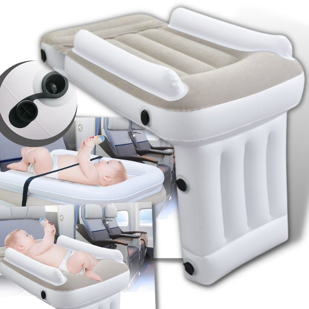 Oppustelig børneseng - rejsekomfort og hurtig installation