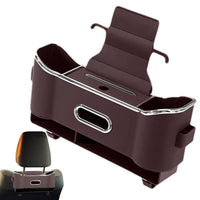 منظم المقعد الخلفي مع خطافات وصندوق تخزين - مساحة محسّنة وسيارة مرتبة