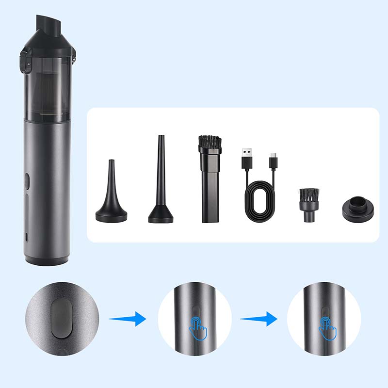 Aspirateur De Voiture Sans Fil Haute Performance — Nettoyage Rapide & Utilisation Pratique